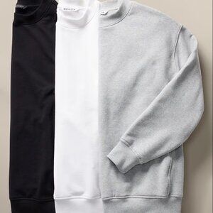 Athleta - Forever Fleece Crewneck Sweatshirt - White XL